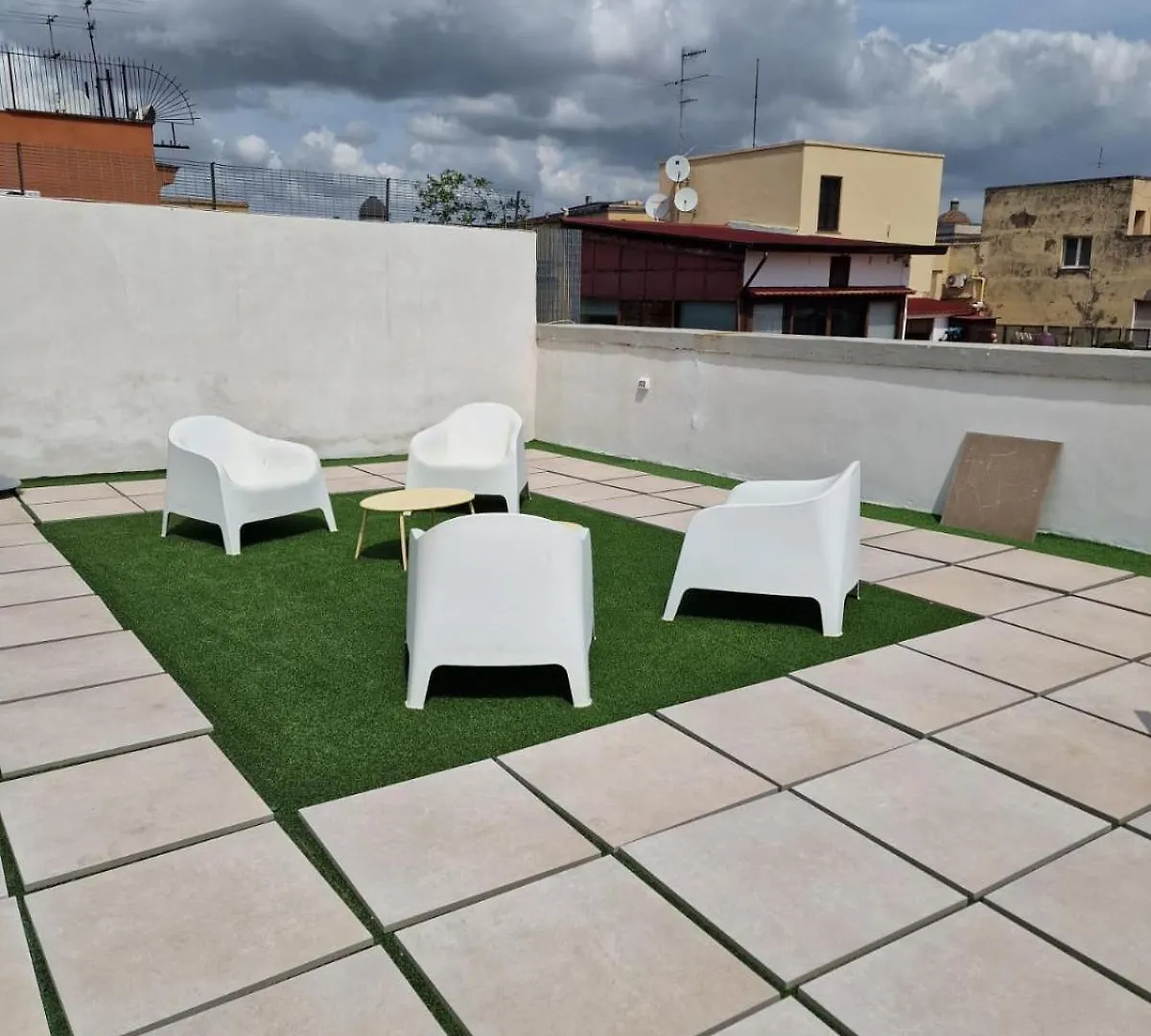 Incoming Roof Bovio Hotel Naples Italy